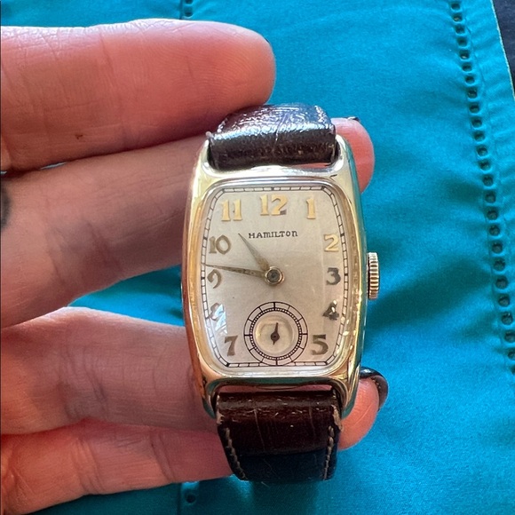 Exquisite Vintage 1941 Man’s HAMILTON BOULTON Stunning Dial Serviced